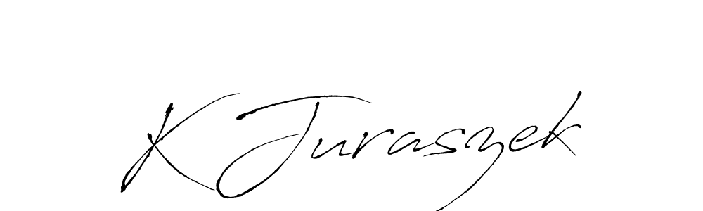 Similarly Antro_Vectra is the best handwritten signature design. Signature creator online .You can use it as an online autograph creator for name K Juraszek. K Juraszek signature style 6 images and pictures png