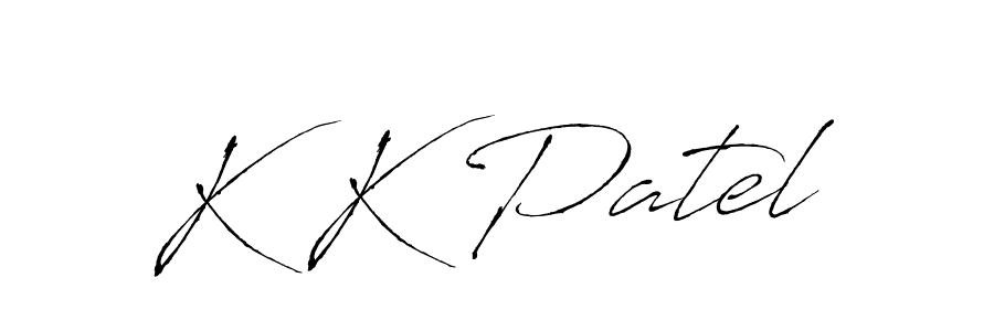 if you are searching for the best signature style for your name K K Patel. so please give up your signature search. here we have designed multiple signature styles  using Antro_Vectra. K K Patel signature style 6 images and pictures png