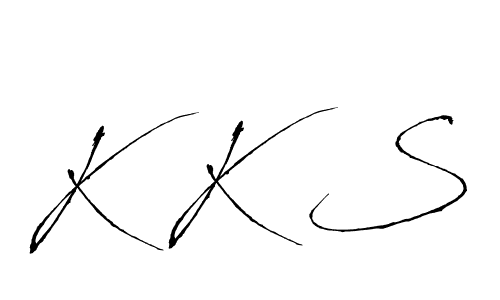 Use a signature maker to create a handwritten signature online. With this signature software, you can design (Antro_Vectra) your own signature for name K K S. K K S signature style 6 images and pictures png