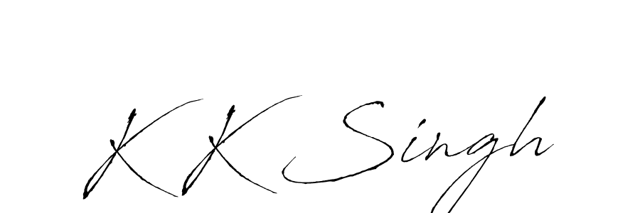 You should practise on your own different ways (Antro_Vectra) to write your name (K K Singh) in signature. don't let someone else do it for you. K K Singh signature style 6 images and pictures png