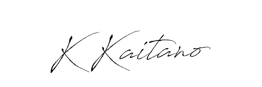 Once you've used our free online signature maker to create your best signature Antro_Vectra style, it's time to enjoy all of the benefits that K Kaitano name signing documents. K Kaitano signature style 6 images and pictures png