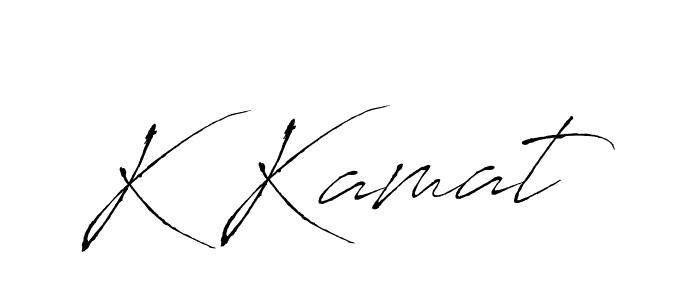 It looks lik you need a new signature style for name K Kamat. Design unique handwritten (Antro_Vectra) signature with our free signature maker in just a few clicks. K Kamat signature style 6 images and pictures png