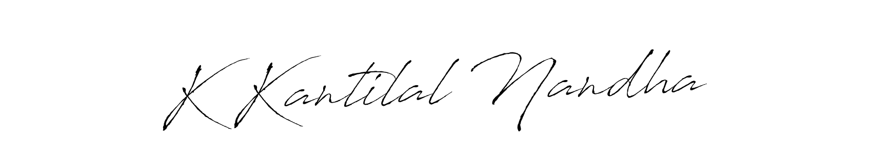 How to Draw K Kantilal Nandha signature style? Antro_Vectra is a latest design signature styles for name K Kantilal Nandha. K Kantilal Nandha signature style 6 images and pictures png