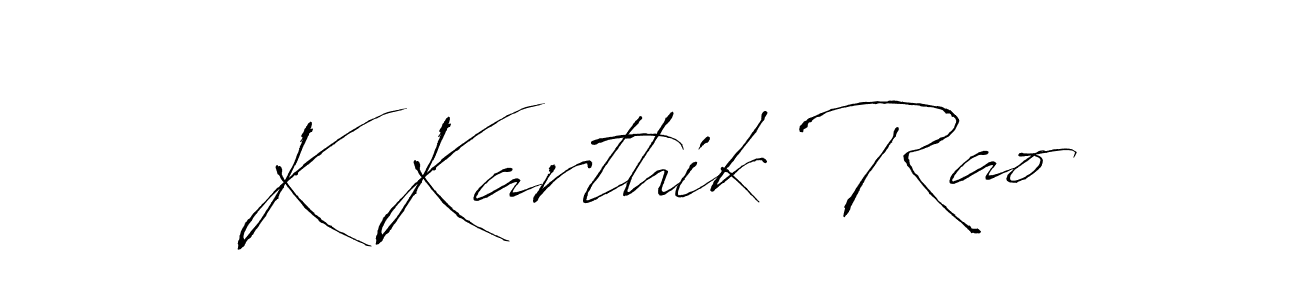 How to Draw K Karthik Rao signature style? Antro_Vectra is a latest design signature styles for name K Karthik Rao. K Karthik Rao signature style 6 images and pictures png