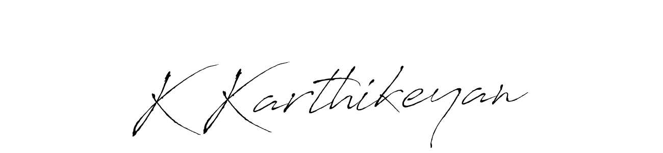This is the best signature style for the K Karthikeyan name. Also you like these signature font (Antro_Vectra). Mix name signature. K Karthikeyan signature style 6 images and pictures png