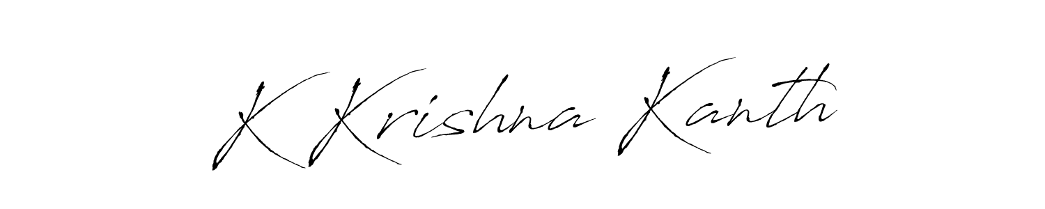 if you are searching for the best signature style for your name K Krishna Kanth. so please give up your signature search. here we have designed multiple signature styles  using Antro_Vectra. K Krishna Kanth signature style 6 images and pictures png