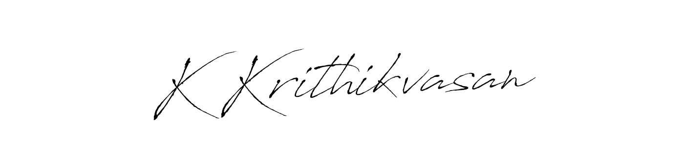 This is the best signature style for the K Krithikvasan name. Also you like these signature font (Antro_Vectra). Mix name signature. K Krithikvasan signature style 6 images and pictures png