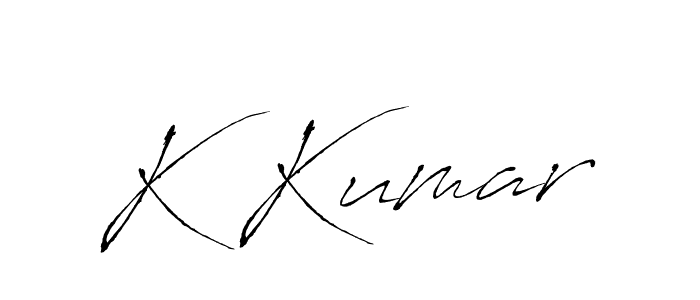 Make a beautiful signature design for name K Kumar. Use this online signature maker to create a handwritten signature for free. K Kumar signature style 6 images and pictures png