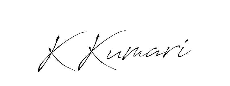 It looks lik you need a new signature style for name K Kumari. Design unique handwritten (Antro_Vectra) signature with our free signature maker in just a few clicks. K Kumari signature style 6 images and pictures png