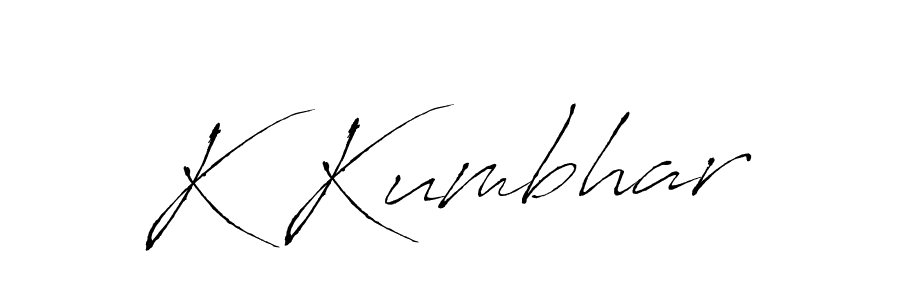 Make a beautiful signature design for name K Kumbhar. Use this online signature maker to create a handwritten signature for free. K Kumbhar signature style 6 images and pictures png