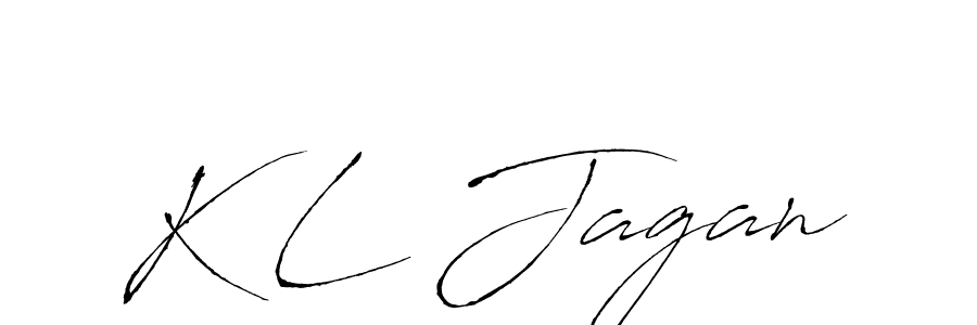 Design your own signature with our free online signature maker. With this signature software, you can create a handwritten (Antro_Vectra) signature for name K L Jagan. K L Jagan signature style 6 images and pictures png