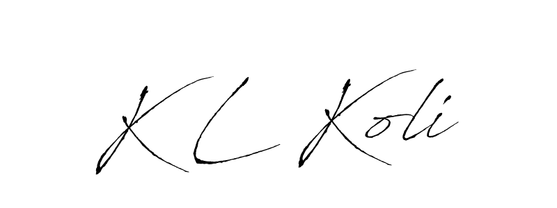 Once you've used our free online signature maker to create your best signature Antro_Vectra style, it's time to enjoy all of the benefits that K L Koli name signing documents. K L Koli signature style 6 images and pictures png