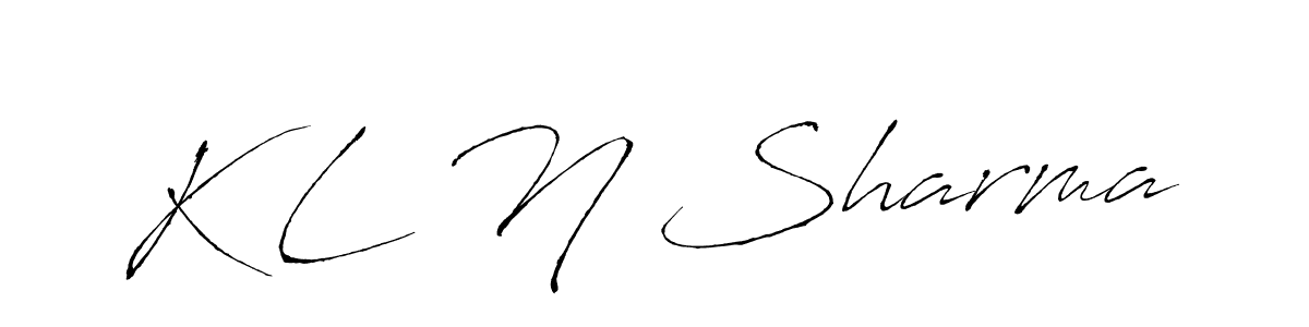 It looks lik you need a new signature style for name K L N Sharma. Design unique handwritten (Antro_Vectra) signature with our free signature maker in just a few clicks. K L N Sharma signature style 6 images and pictures png