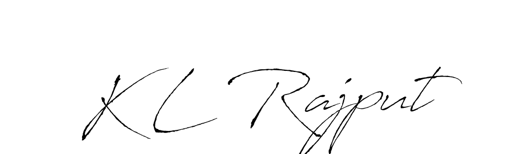 How to make K L Rajput signature? Antro_Vectra is a professional autograph style. Create handwritten signature for K L Rajput name. K L Rajput signature style 6 images and pictures png
