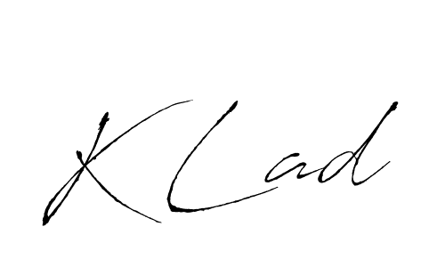 Here are the top 10 professional signature styles for the name K Lad. These are the best autograph styles you can use for your name. K Lad signature style 6 images and pictures png