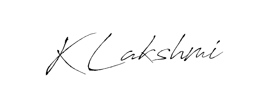 Make a beautiful signature design for name K Lakshmi. Use this online signature maker to create a handwritten signature for free. K Lakshmi signature style 6 images and pictures png