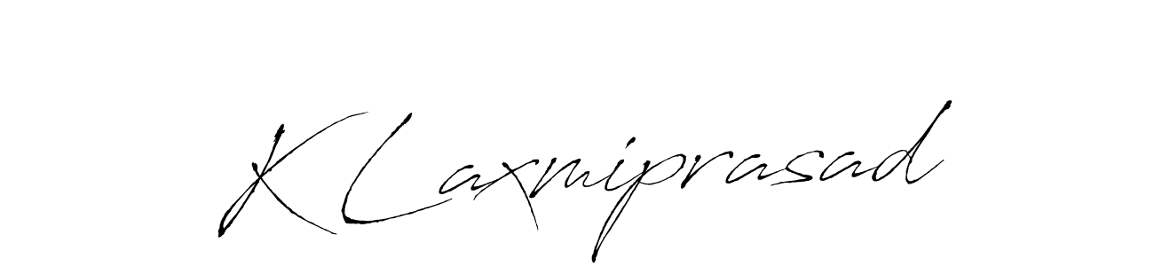 You should practise on your own different ways (Antro_Vectra) to write your name (K Laxmiprasad) in signature. don't let someone else do it for you. K Laxmiprasad signature style 6 images and pictures png