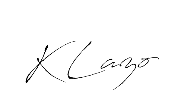 Best and Professional Signature Style for K Lazo. Antro_Vectra Best Signature Style Collection. K Lazo signature style 6 images and pictures png