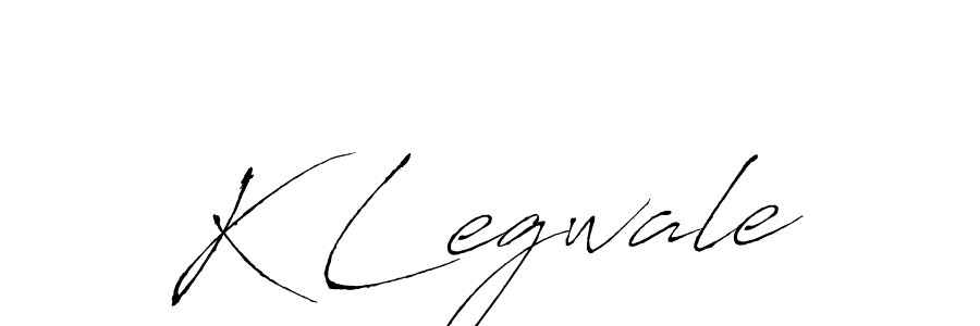 Also we have K Legwale name is the best signature style. Create professional handwritten signature collection using Antro_Vectra autograph style. K Legwale signature style 6 images and pictures png