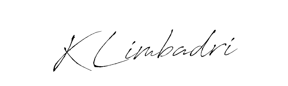 Also we have K Limbadri name is the best signature style. Create professional handwritten signature collection using Antro_Vectra autograph style. K Limbadri signature style 6 images and pictures png