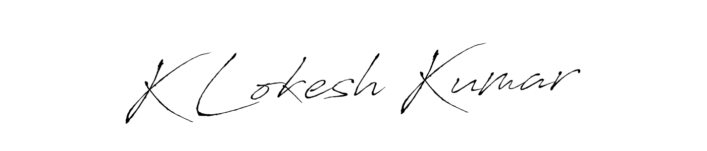 You should practise on your own different ways (Antro_Vectra) to write your name (K Lokesh Kumar) in signature. don't let someone else do it for you. K Lokesh Kumar signature style 6 images and pictures png