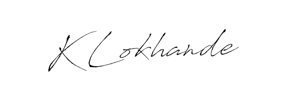 Once you've used our free online signature maker to create your best signature Antro_Vectra style, it's time to enjoy all of the benefits that K Lokhande name signing documents. K Lokhande signature style 6 images and pictures png