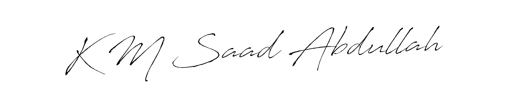 See photos of K M Saad Abdullah official signature by Spectra . Check more albums & portfolios. Read reviews & check more about Antro_Vectra font. K M Saad Abdullah signature style 6 images and pictures png