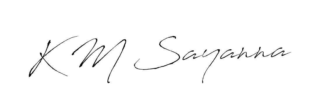 How to Draw K M Sayanna signature style? Antro_Vectra is a latest design signature styles for name K M Sayanna. K M Sayanna signature style 6 images and pictures png