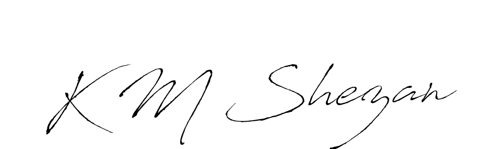 It looks lik you need a new signature style for name K M Shezan. Design unique handwritten (Antro_Vectra) signature with our free signature maker in just a few clicks. K M Shezan signature style 6 images and pictures png