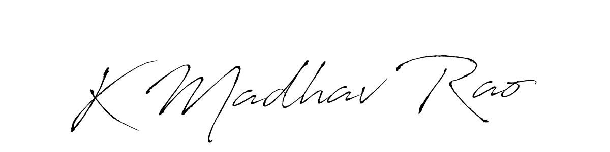 How to Draw K Madhav Rao signature style? Antro_Vectra is a latest design signature styles for name K Madhav Rao. K Madhav Rao signature style 6 images and pictures png