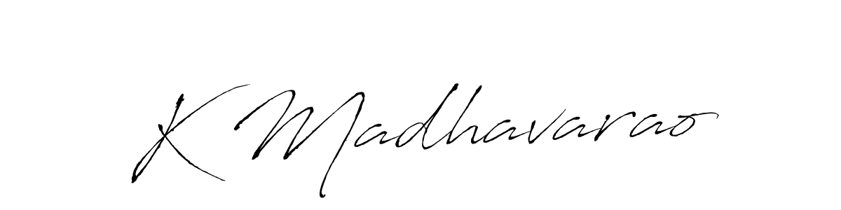 This is the best signature style for the K Madhavarao name. Also you like these signature font (Antro_Vectra). Mix name signature. K Madhavarao signature style 6 images and pictures png