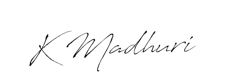 How to Draw K Madhuri signature style? Antro_Vectra is a latest design signature styles for name K Madhuri. K Madhuri signature style 6 images and pictures png