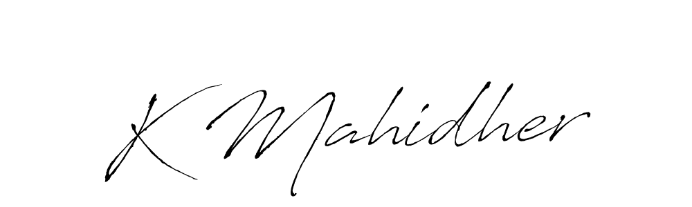 Best and Professional Signature Style for K Mahidher. Antro_Vectra Best Signature Style Collection. K Mahidher signature style 6 images and pictures png