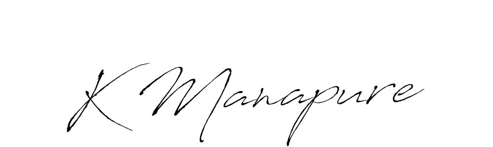 This is the best signature style for the K Manapure name. Also you like these signature font (Antro_Vectra). Mix name signature. K Manapure signature style 6 images and pictures png