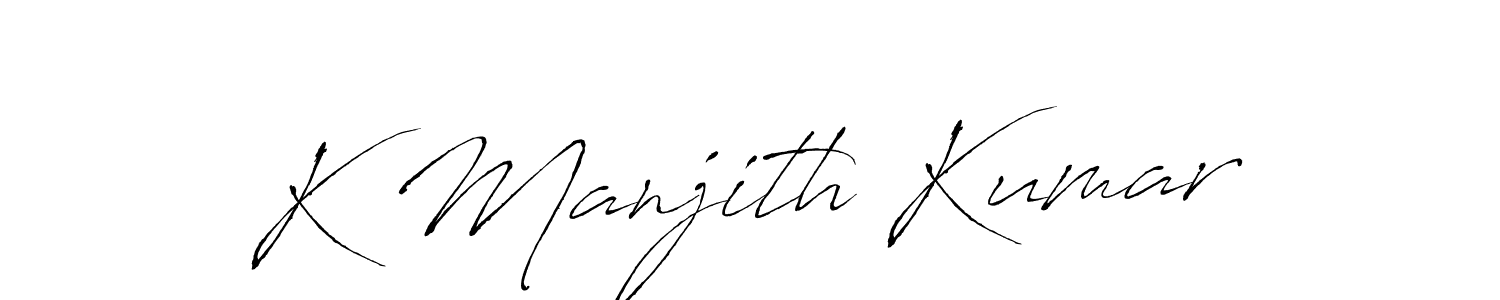 See photos of K Manjith Kumar official signature by Spectra . Check more albums & portfolios. Read reviews & check more about Antro_Vectra font. K Manjith Kumar signature style 6 images and pictures png