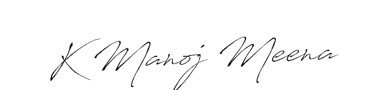 Make a short K Manoj Meena signature style. Manage your documents anywhere anytime using Antro_Vectra. Create and add eSignatures, submit forms, share and send files easily. K Manoj Meena signature style 6 images and pictures png