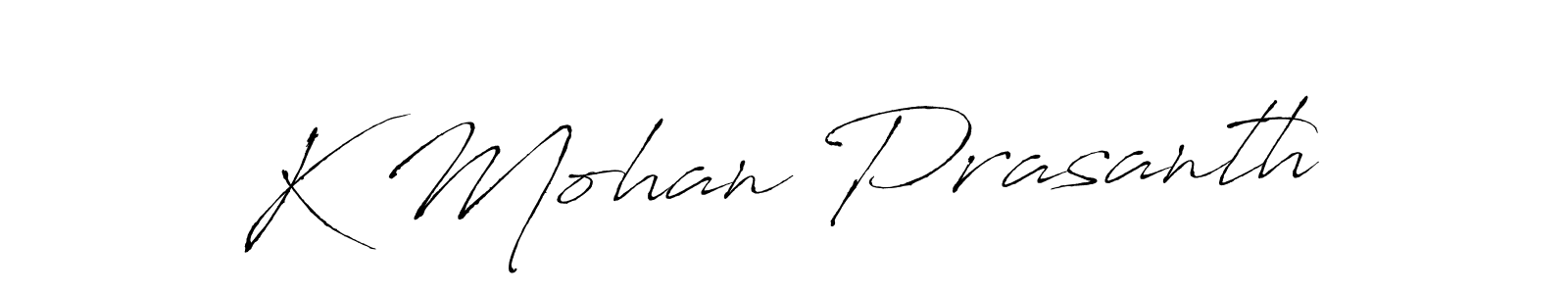 How to Draw K Mohan Prasanth signature style? Antro_Vectra is a latest design signature styles for name K Mohan Prasanth. K Mohan Prasanth signature style 6 images and pictures png