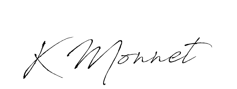 K Monnet stylish signature style. Best Handwritten Sign (Antro_Vectra) for my name. Handwritten Signature Collection Ideas for my name K Monnet. K Monnet signature style 6 images and pictures png