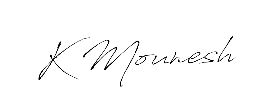 This is the best signature style for the K Mounesh name. Also you like these signature font (Antro_Vectra). Mix name signature. K Mounesh signature style 6 images and pictures png