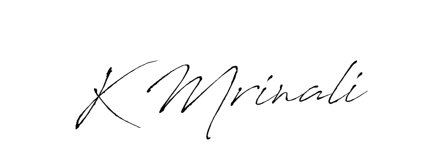 Also You can easily find your signature by using the search form. We will create K Mrinali name handwritten signature images for you free of cost using Antro_Vectra sign style. K Mrinali signature style 6 images and pictures png