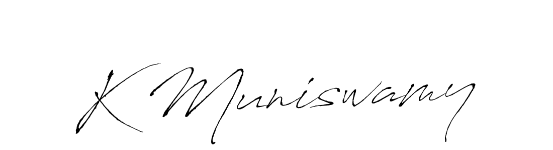 Similarly Antro_Vectra is the best handwritten signature design. Signature creator online .You can use it as an online autograph creator for name K Muniswamy. K Muniswamy signature style 6 images and pictures png