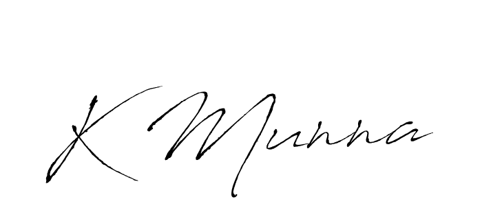 It looks lik you need a new signature style for name K Munna. Design unique handwritten (Antro_Vectra) signature with our free signature maker in just a few clicks. K Munna signature style 6 images and pictures png