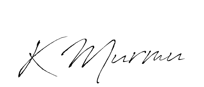 Also You can easily find your signature by using the search form. We will create K Murmu name handwritten signature images for you free of cost using Antro_Vectra sign style. K Murmu signature style 6 images and pictures png