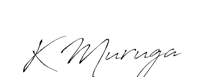 How to make K Muruga signature? Antro_Vectra is a professional autograph style. Create handwritten signature for K Muruga name. K Muruga signature style 6 images and pictures png