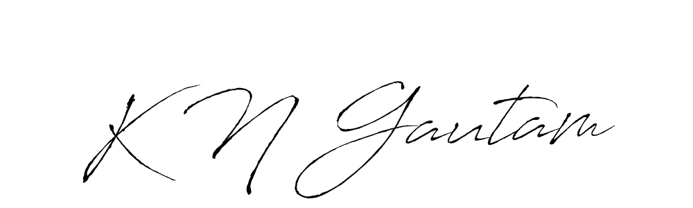 Here are the top 10 professional signature styles for the name K N Gautam. These are the best autograph styles you can use for your name. K N Gautam signature style 6 images and pictures png