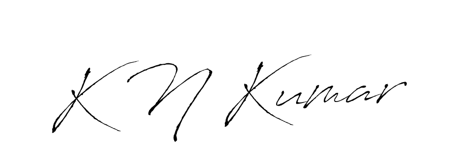How to make K N Kumar signature? Antro_Vectra is a professional autograph style. Create handwritten signature for K N Kumar name. K N Kumar signature style 6 images and pictures png