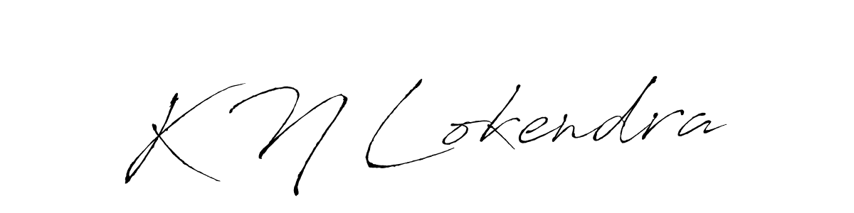 You should practise on your own different ways (Antro_Vectra) to write your name (K N Lokendra) in signature. don't let someone else do it for you. K N Lokendra signature style 6 images and pictures png