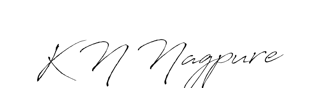 if you are searching for the best signature style for your name K N Nagpure. so please give up your signature search. here we have designed multiple signature styles  using Antro_Vectra. K N Nagpure signature style 6 images and pictures png