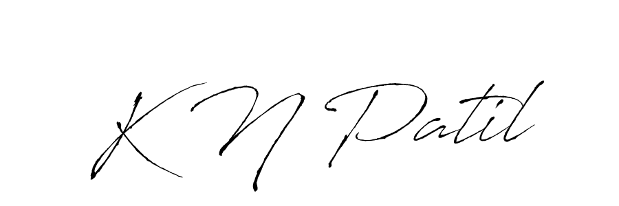 Also You can easily find your signature by using the search form. We will create K N Patil name handwritten signature images for you free of cost using Antro_Vectra sign style. K N Patil signature style 6 images and pictures png
