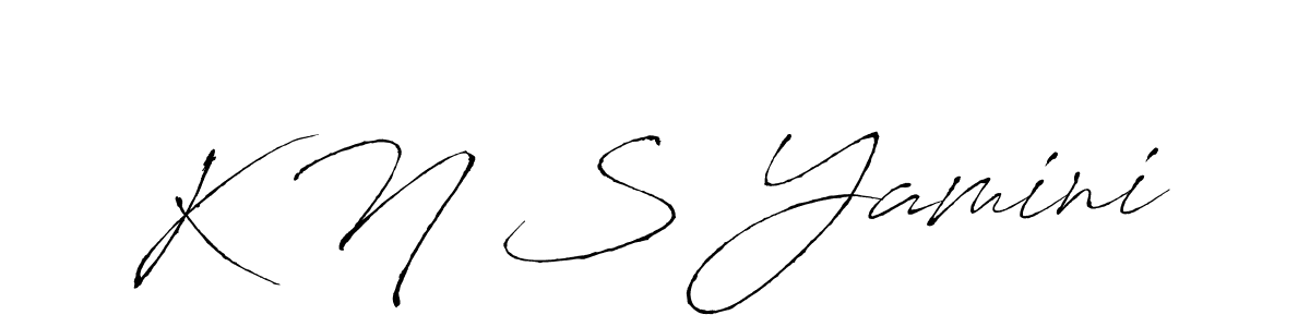 Here are the top 10 professional signature styles for the name K N S Yamini. These are the best autograph styles you can use for your name. K N S Yamini signature style 6 images and pictures png